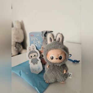 Pin For Love Labubu Keychain By Pop Mart - Letter W